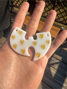 Wu Tang Clan glass pendant